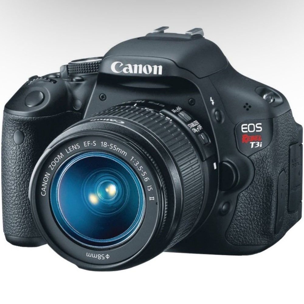 Canon T3i DSLR Camera with articulated screen
